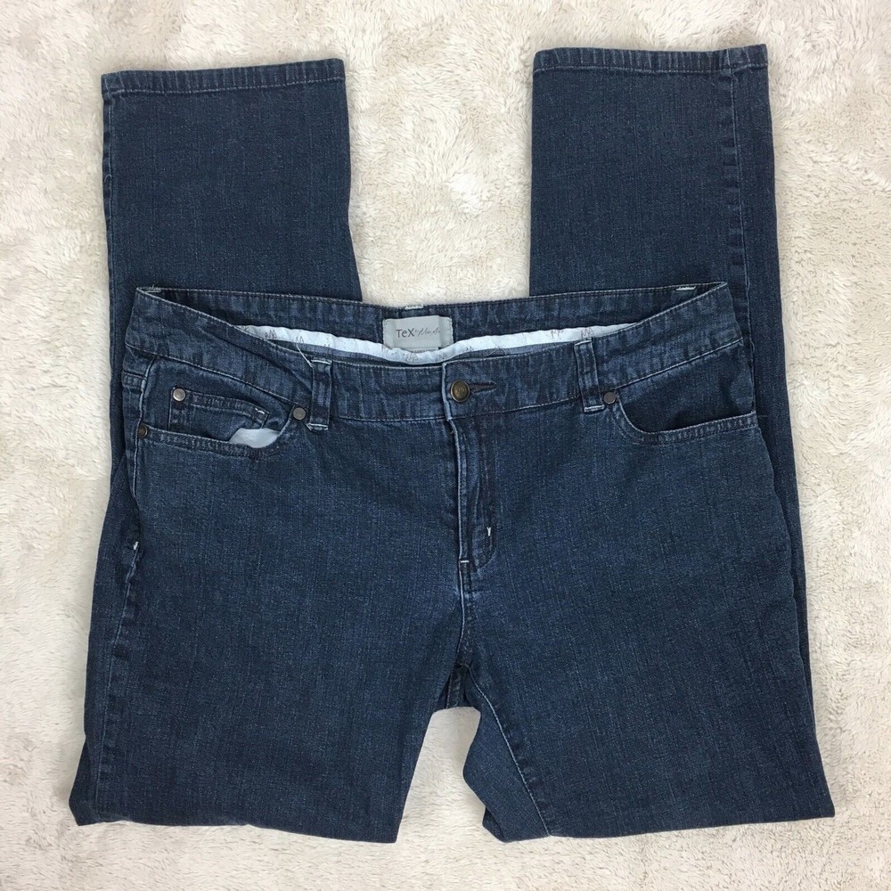 Tex by Max Azria Women’s Denim Blue Jeans Sz 32 Five Pocket 30” Inseam Stonewash